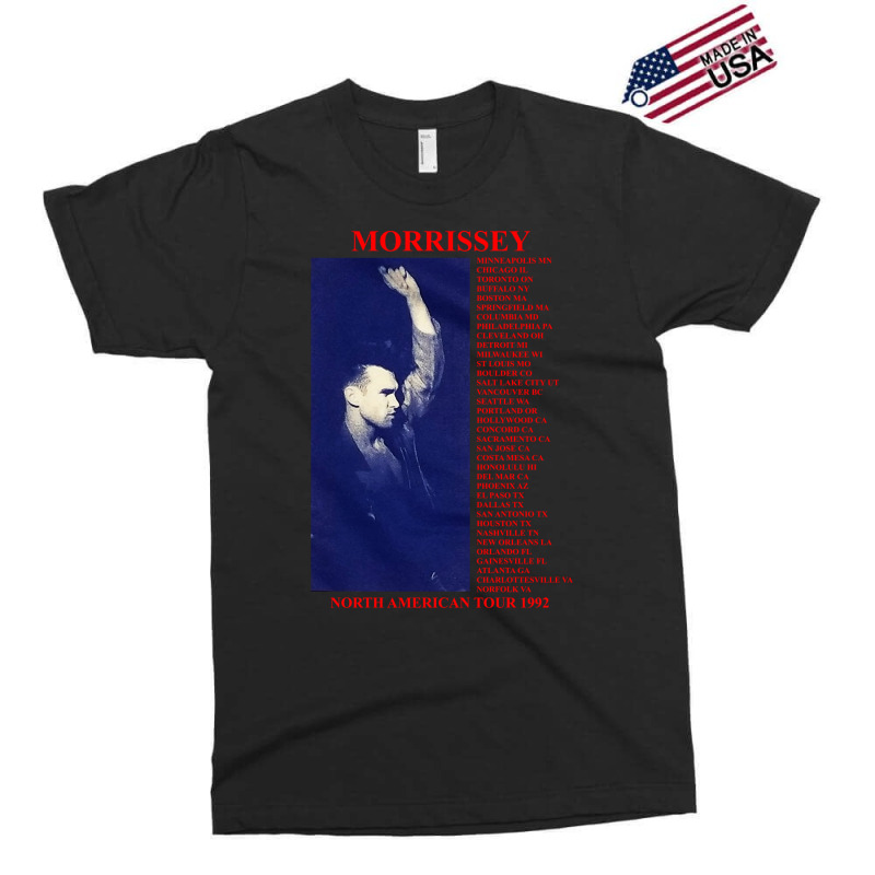 Morrissey Silkscreened 1992 North American Tour Shirt The Smiths (ligh Exclusive T-shirt by cm-arts | Artistshot