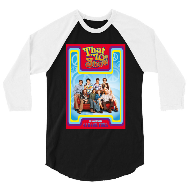 Birthday Gift That 70s Show Tv Show Retro Wave 3/4 Sleeve Shirt by cm-arts | Artistshot