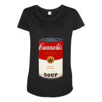 Cannabis Maternity Scoop Neck T-shirt | Artistshot