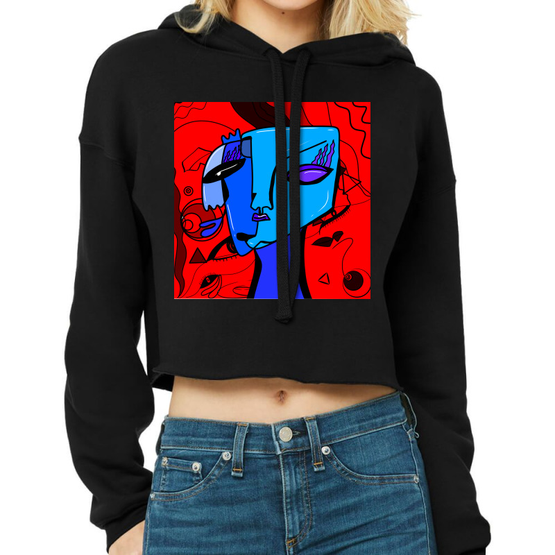 Overload Cropped Hoodie by Vandana3377 | Artistshot