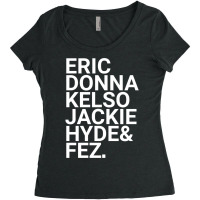 Eric Donna Kelso Jackie Hyde _amp_ Fez Women's Triblend Scoop T-shirt | Artistshot