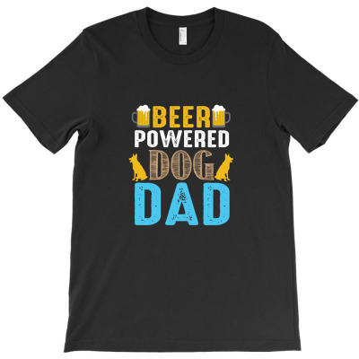 Beer Power Dog Dad T-shirt Designed By Truong Thanh Ngoc