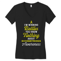 Endometriosis Endo Survivor Know Warrior Tank Top Women's V-neck T-shirt | Artistshot