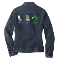 Philosophy Socrates Plato Aristotle For Philosophers Ladies Denim Jacket | Artistshot