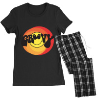 Groovy - Retro Shirt Women's Pajamas Set | Artistshot