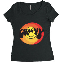 Groovy - Retro Shirt Women's Triblend Scoop T-shirt | Artistshot