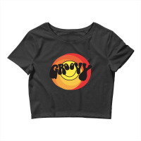 Groovy - Retro Shirt Crop Top | Artistshot