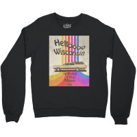 Hello Wisconsin Crewneck Sweatshirt | Artistshot