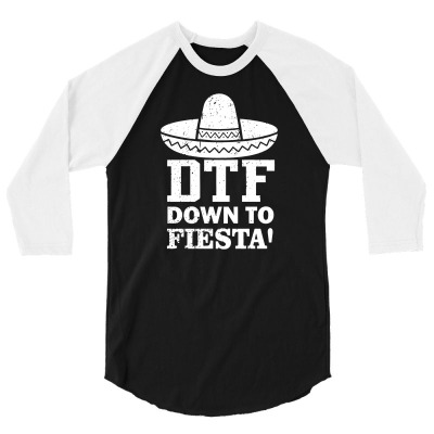 Down To Fiesta 3/4 Sleeve Shirt Designed By Stephanschreiber