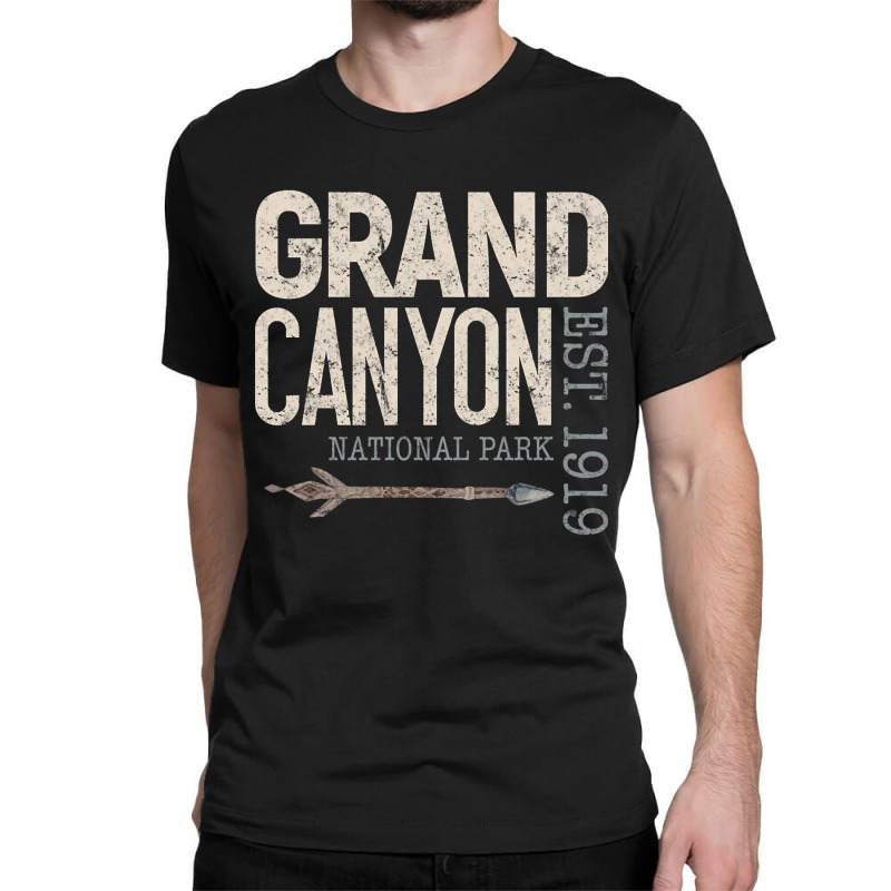 Grand Canyon National Park Established 1919 Classic T-shirt by Quick Scully | Artistshot