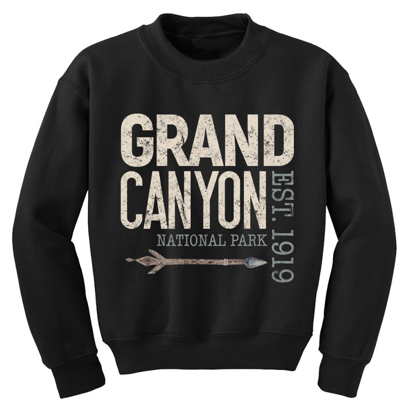 Grand Canyon National Park Established 1919 Youth Sweatshirt by Quick Scully | Artistshot