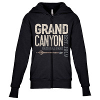 Grand Canyon National Park Established 1919 Youth Zipper Hoodie | Artistshot