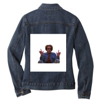 Hyde That 70s Show Chiffon Top Ladies Denim Jacket | Artistshot