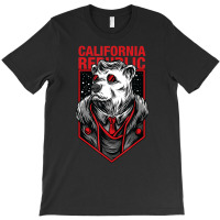 California Republic Bear California Golden State T-shirt | Artistshot