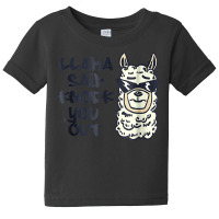 Llama Said Knock You Out Tank Top Baby Tee | Artistshot