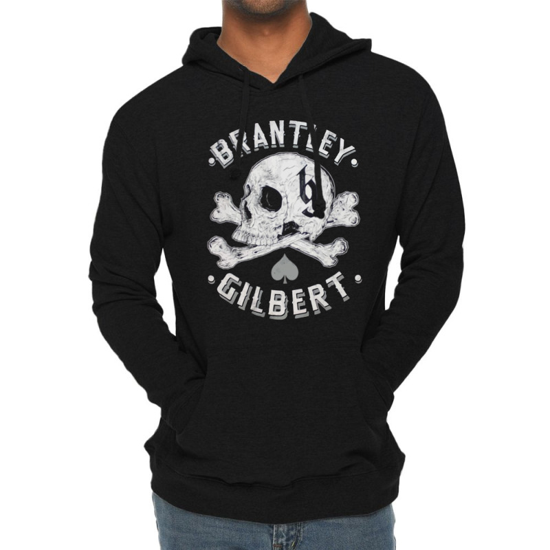 Brantley Gilbert Skull Mens Casual Slim Fit Basic Long Sleeve Fashion  Lightweight Hoodie by cm-arts | Artistshot