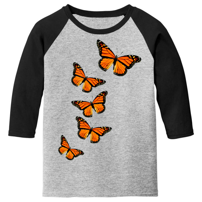 Monarch Butterflies Inspirational Nature Lovers Youth 3/4 Sleeve | Artistshot