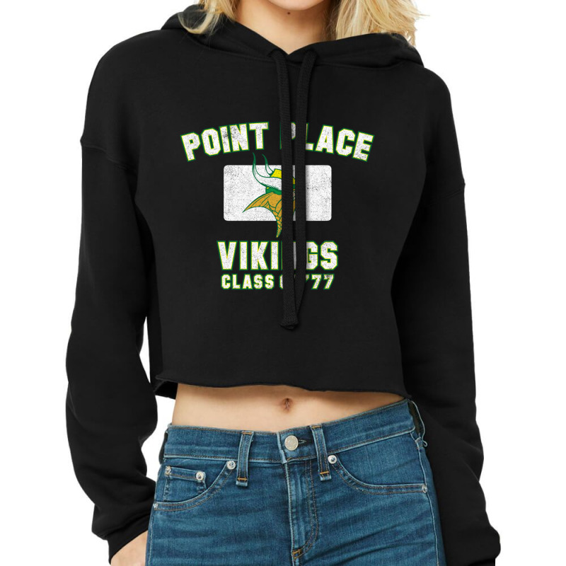 Point Place High School Cropped Hoodie by cm-arts | Artistshot