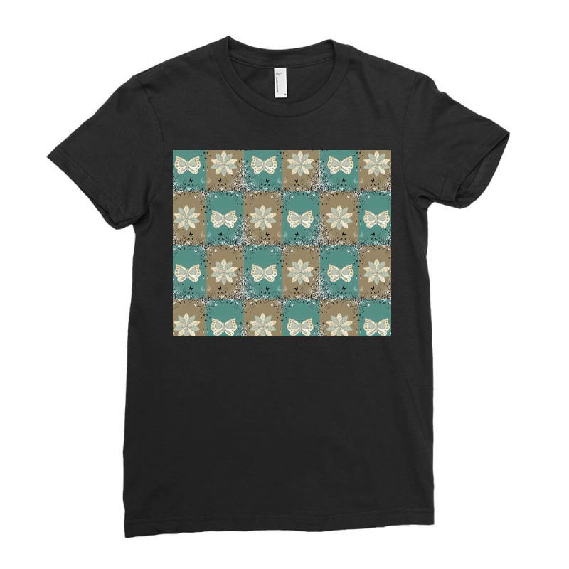 Patterns Abstract Kaleidoscope Swirls Ladies Fitted T-Shirt by Finchxws | Artistshot