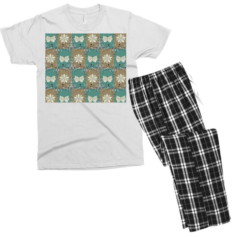 Patterns Abstract Kaleidoscope Swirls Men's T-shirt Pajama Set by Finchxws | Artistshot