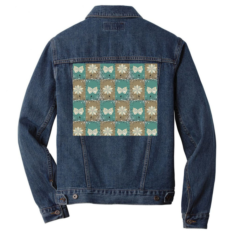 Patterns Abstract Kaleidoscope Swirls Men Denim Jacket by Finchxws | Artistshot