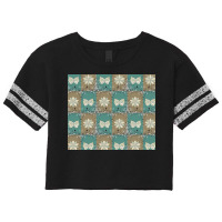 Patterns Abstract Kaleidoscope Swirls Scorecard Crop Tee | Artistshot