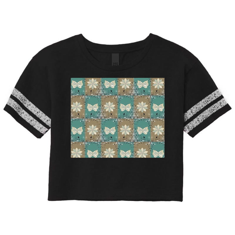 Patterns Abstract Kaleidoscope Swirls Scorecard Crop Tee by Finchxws | Artistshot