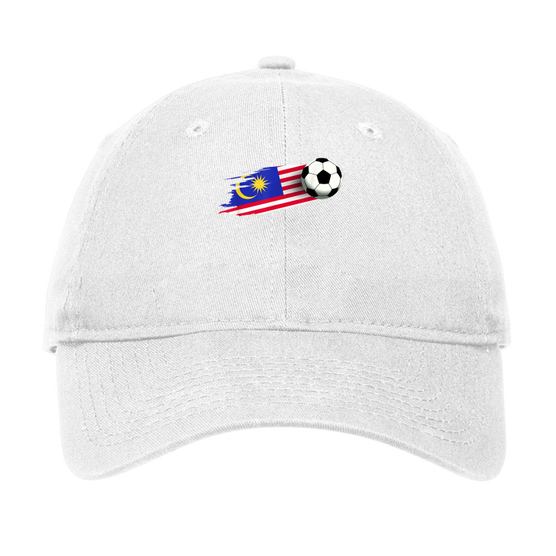 Malaysia Flag Jersey Malaysian Soccer Team Malaysian T Shirt Adjustable Cap by cm-arts | Artistshot