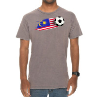 Malaysia Flag Jersey Malaysian Soccer Team Malaysian T Shirt Vintage T-shirt | Artistshot