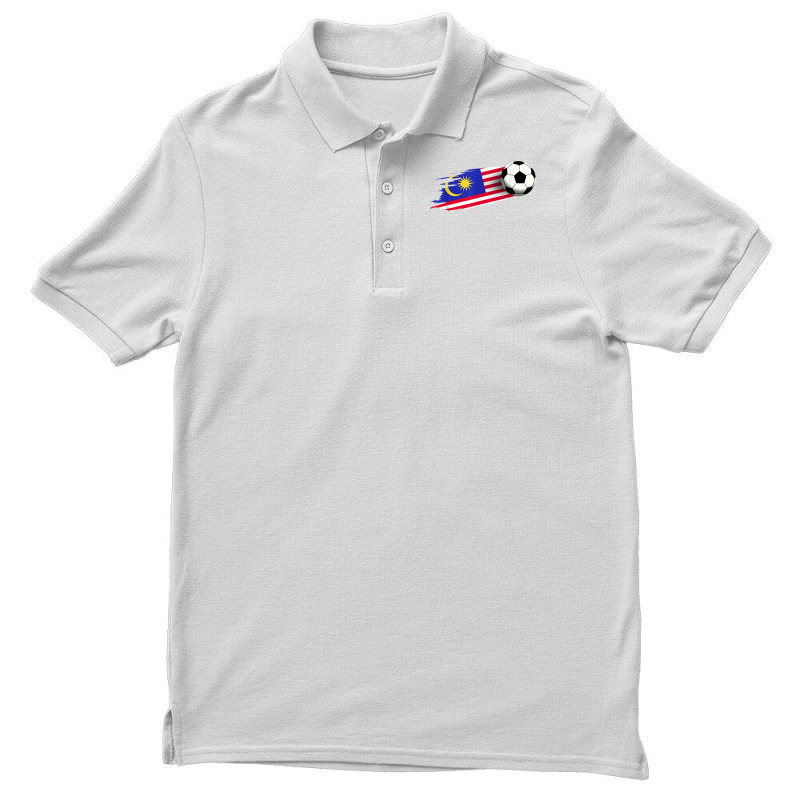 Malaysia Flag Jersey Malaysian Soccer Team Malaysian T Shirt Men's Polo Shirt by cm-arts | Artistshot