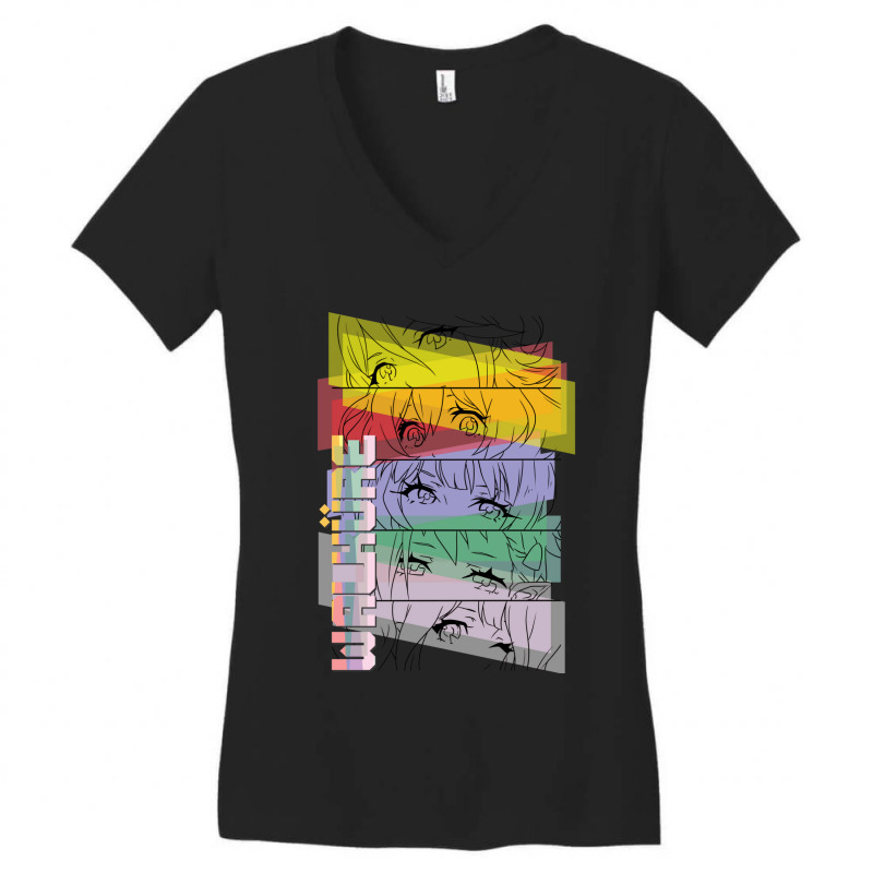 Walkure - Eyes Design  2 Women's V-Neck T-Shirt by cm-arts | Artistshot