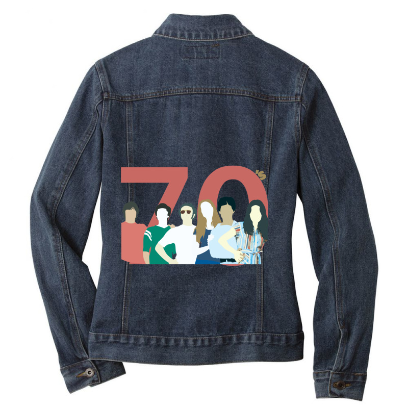 That 70s Show - Retro Look Ladies Denim Jacket by cm-arts | Artistshot