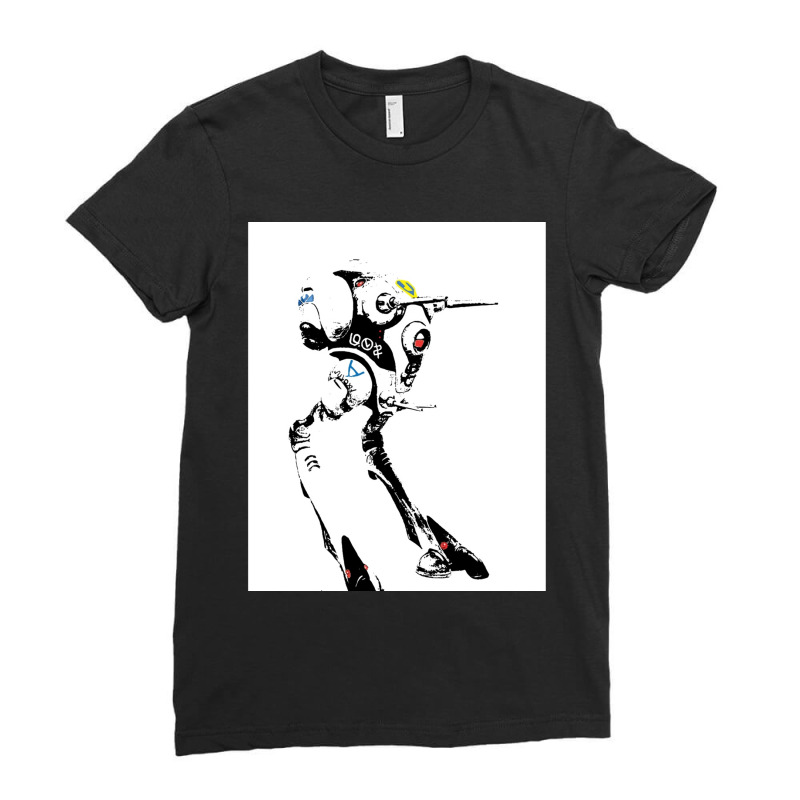 Zentraedi Battle Pod Graphic Ladies Fitted T-Shirt by cm-arts | Artistshot