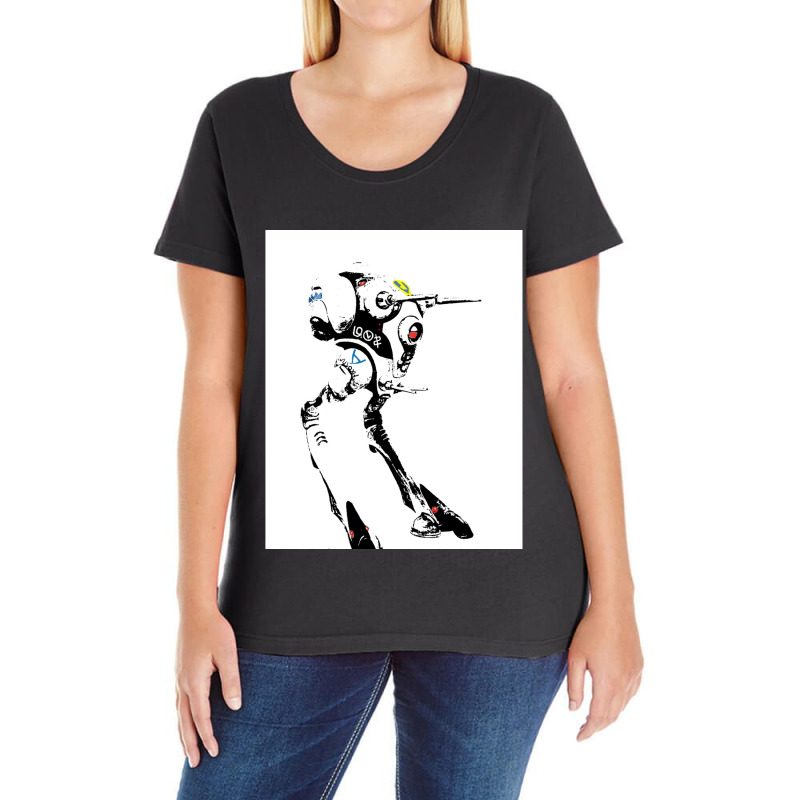 Zentraedi Battle Pod Graphic Ladies Curvy T-Shirt by cm-arts | Artistshot