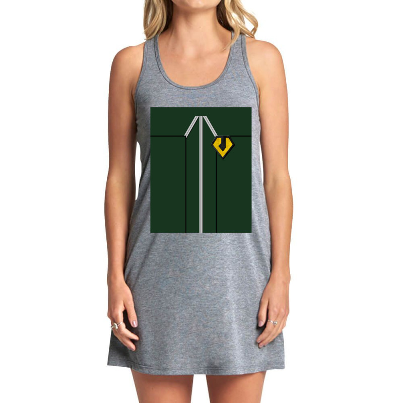 Zentraedi Uniform Graphic Tank Dress by cm-arts | Artistshot