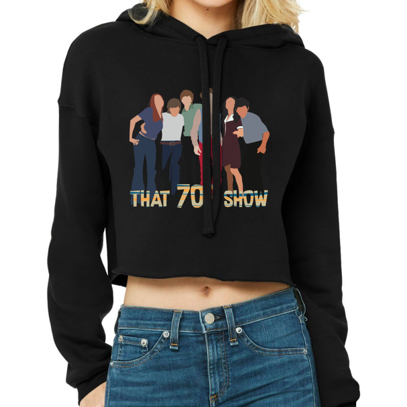 That 70s Show Vintage Look Cropped Hoodie by cm-arts | Artistshot