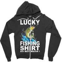 Lucky Fishing Shirt T Shirt Zipper Hoodie | Artistshot