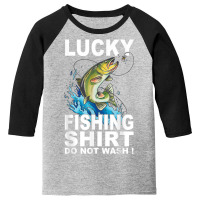 Lucky Fishing Shirt T Shirt Youth 3/4 Sleeve | Artistshot