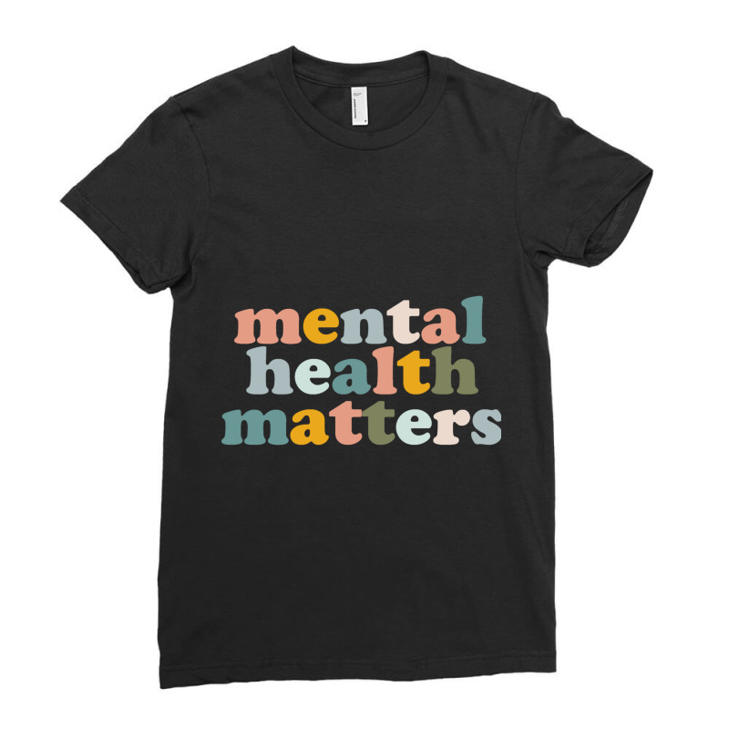 Mental Health Matters Ladies Fitted T-Shirt by cm-arts | Artistshot