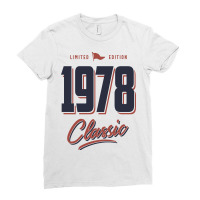 Born In 1978 Birthday Ladies Fitted T-shirt | Artistshot