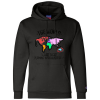 The World Is A Cat Playing With Australia Champion Hoodie | Artistshot