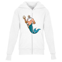 King Triton Youth Zipper Hoodie | Artistshot