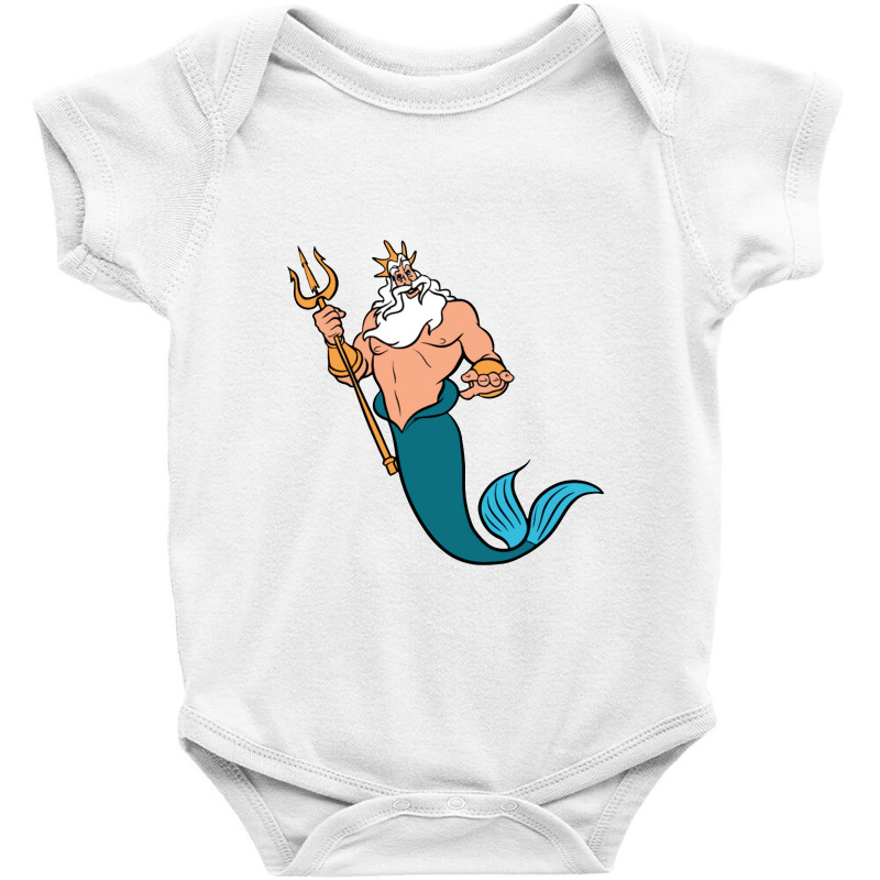 King Triton Baby Bodysuit by semfolan | Artistshot