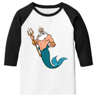 King Triton Youth 3/4 Sleeve | Artistshot