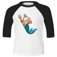 King Triton Toddler 3/4 Sleeve Tee | Artistshot