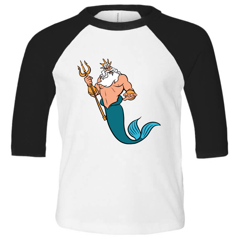 King Triton Toddler 3/4 Sleeve Tee by semfolan | Artistshot