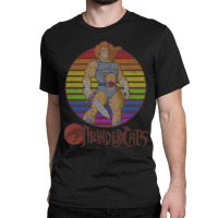 Thundercats Lion-o Rainbow Sunset Poster Classic T-shirt | Artistshot