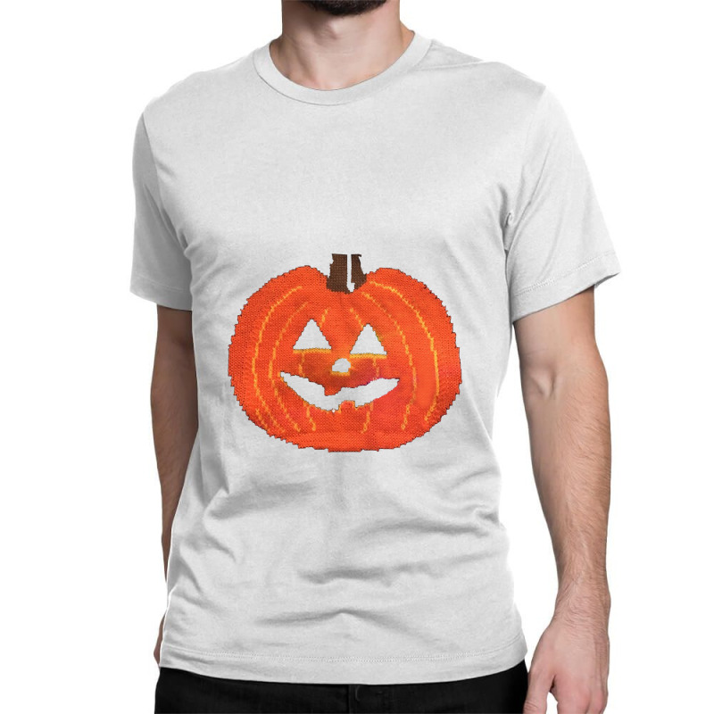 Light Up Halloween Pumpkin Classic T-shirt by cm-arts | Artistshot