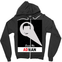 Save Us Ad Man Zipper Hoodie | Artistshot