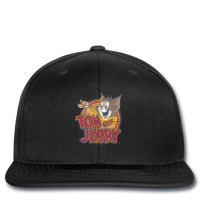 Tom And Jerry Water Damaged Colors Printed Hat | Artistshot